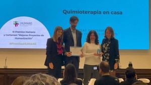 Hospital Infanta Cristina, finalista en los Premios ‘Humans’ por su programa de quimioterapia domiciliaria