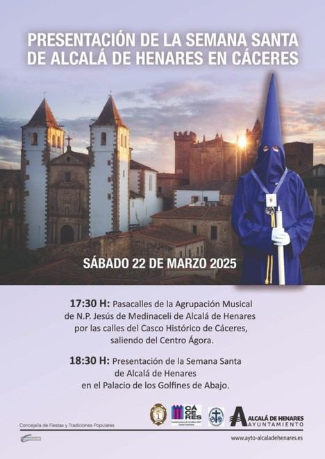 Alcalá de Henares promociona su Semana Santa en Cáceres