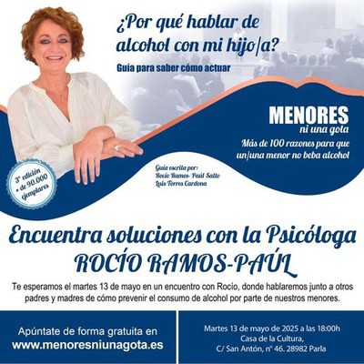Charla sobre prevención del consumo de alcohol en menores en Parla