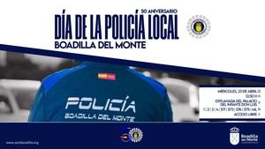 Boadilla conmemora 50 años de su Policía Local el 23 de abril