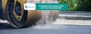 Avanza el asfaltado de calles en Hoyo de Manzanares