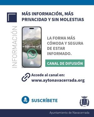 Navacerrada activa su canal oficial de WhatsApp para mantener informados a ciudadanos y visitantes