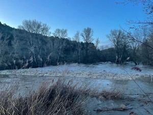 El río Henares alcanza nivel rojo, pero no hay riesgo de desbordamiento