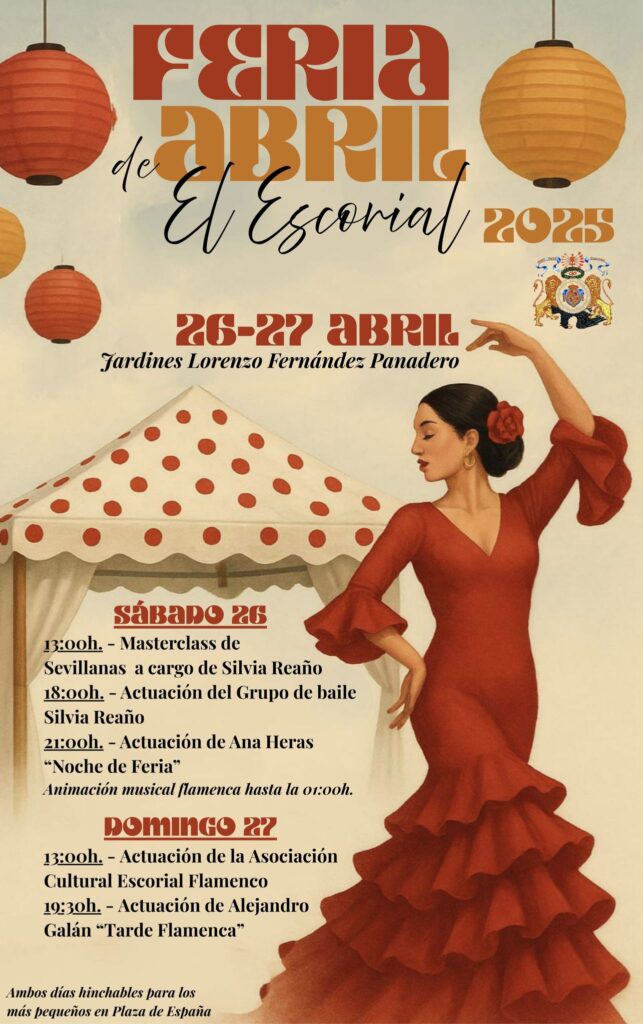 El Escorial celebra la Feria de Abril el 26 y 27 de abril