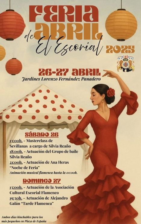 El Escorial celebra la Feria de Abril el 26 y 27 de abril
