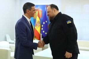 Sánchez reafirma el compromiso de España con Ucrania en reunión con su presidente parlamentario