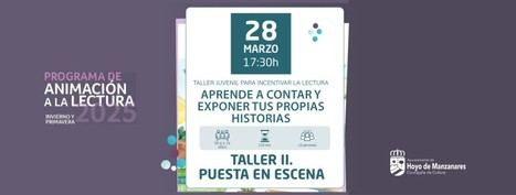 Taller juvenil de narración en Hoyo de Manzanares este viernes