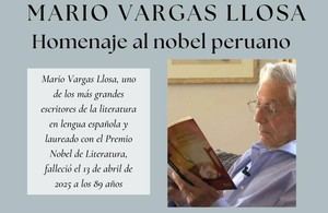 Bibliotecas municipales homenajean a Mario Vargas Llosa