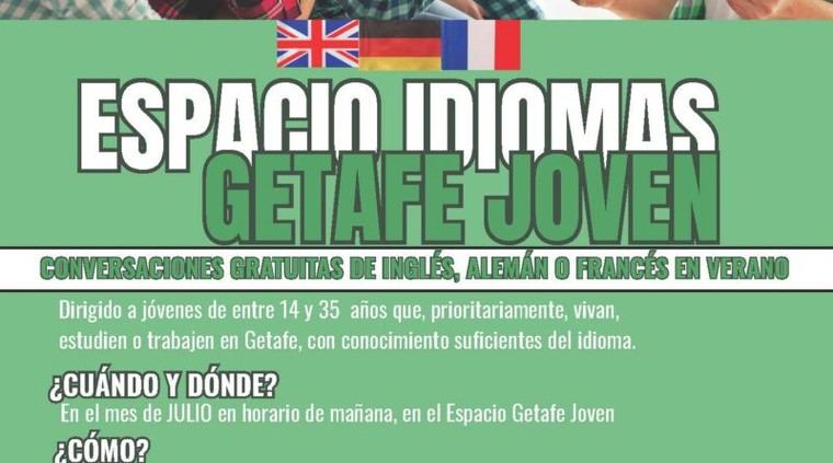 Getafe lanza su programa de idiomas para jóvenes este verano y abre inscripciones