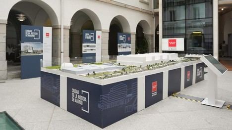 Inaugurada la exposición de la maqueta de la Ciudad de la Justicia en Madrid