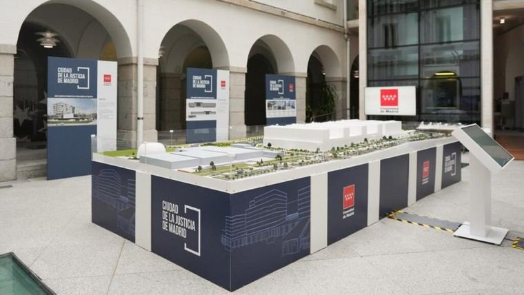 Inaugurada la exposición de la maqueta de la Ciudad de la Justicia en Madrid