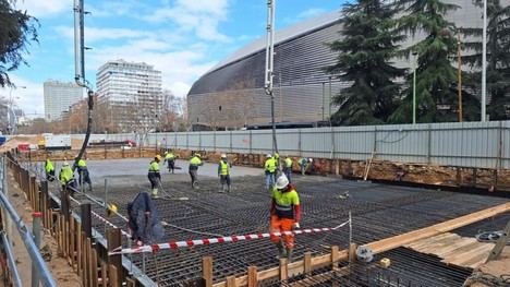 Avanza la construcción de la estación de Metro Santiago Bernabéu, que abrirá en 2027