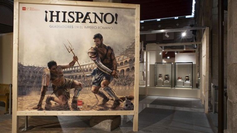 Recreación de combates de gladiadores en Alcalá de Henares