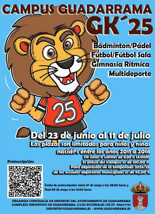 Preinscripción abierta para el Campus de Verano GK25 desde el 7 de mayo