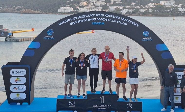 María José Rodríguez se corona subcampeona mundial en aguas abiertas a los 54 años