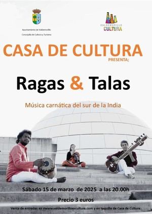 Concierto de música india 'Ragas & Talas' este sábado en el Auditorio