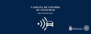 Control de velocidad en Hoyo de Manzanares del 24 al 30 de marzo
