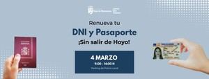 Unidad móvil de la Policía Nacional facilitará la renovación del DNI y pasaporte en Hoyo de Manzanares el 4 de marzo