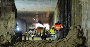 Conectan dos tramos del túnel en las obras de soterramiento de la A-5
