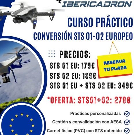Curso en Torrelodones para que pilotos de drones adapten su certificación a la normativa europea